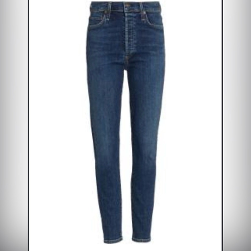 Citizens of Humanity Olivia High-Rise Slim-Fit Jeans, Size 26